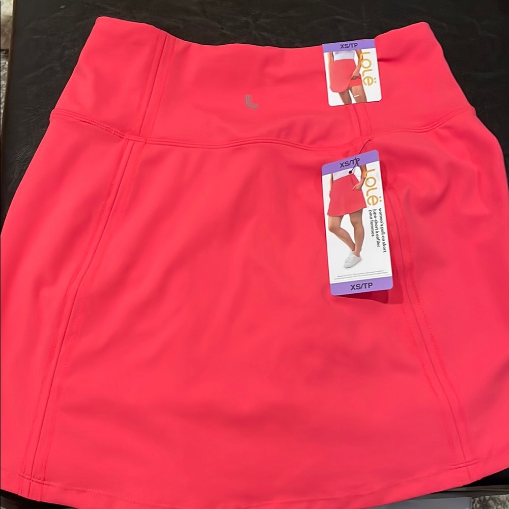 Lole Bright Pink Athletic Pull On Skort